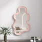 Curved Wall Mirror | White Rounded Frame