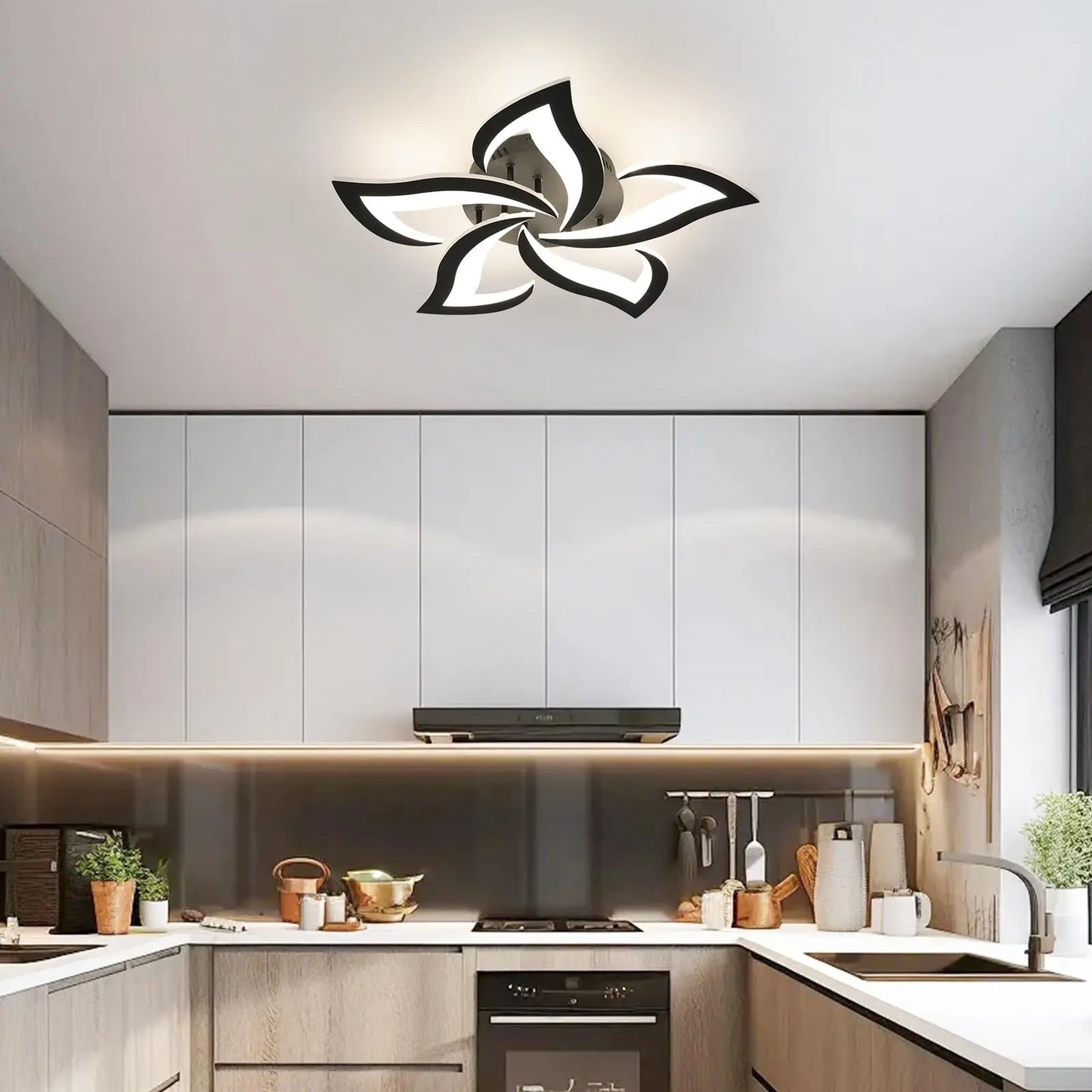 Stylish LED Ceiling Lamp | Flower Pattern Design