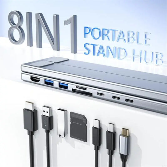 Compact Multiport Laptop Docking Station - HappyKidMart