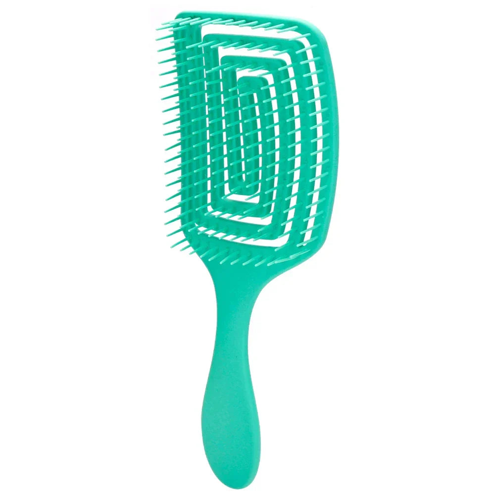 Gentle Hair Detangling Comb | Ventilated Scalp Massager Brush - HappyKidMart