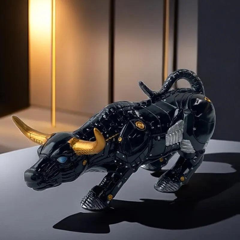 Luxury Metal Bull Figurine Wealth Symbol