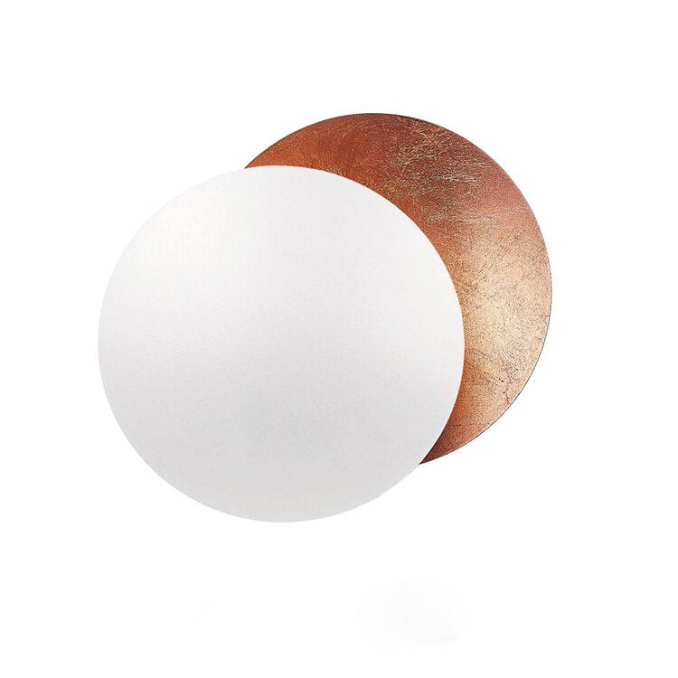 Luxury Solar Wall Lamp | Gold Finish Metal Design