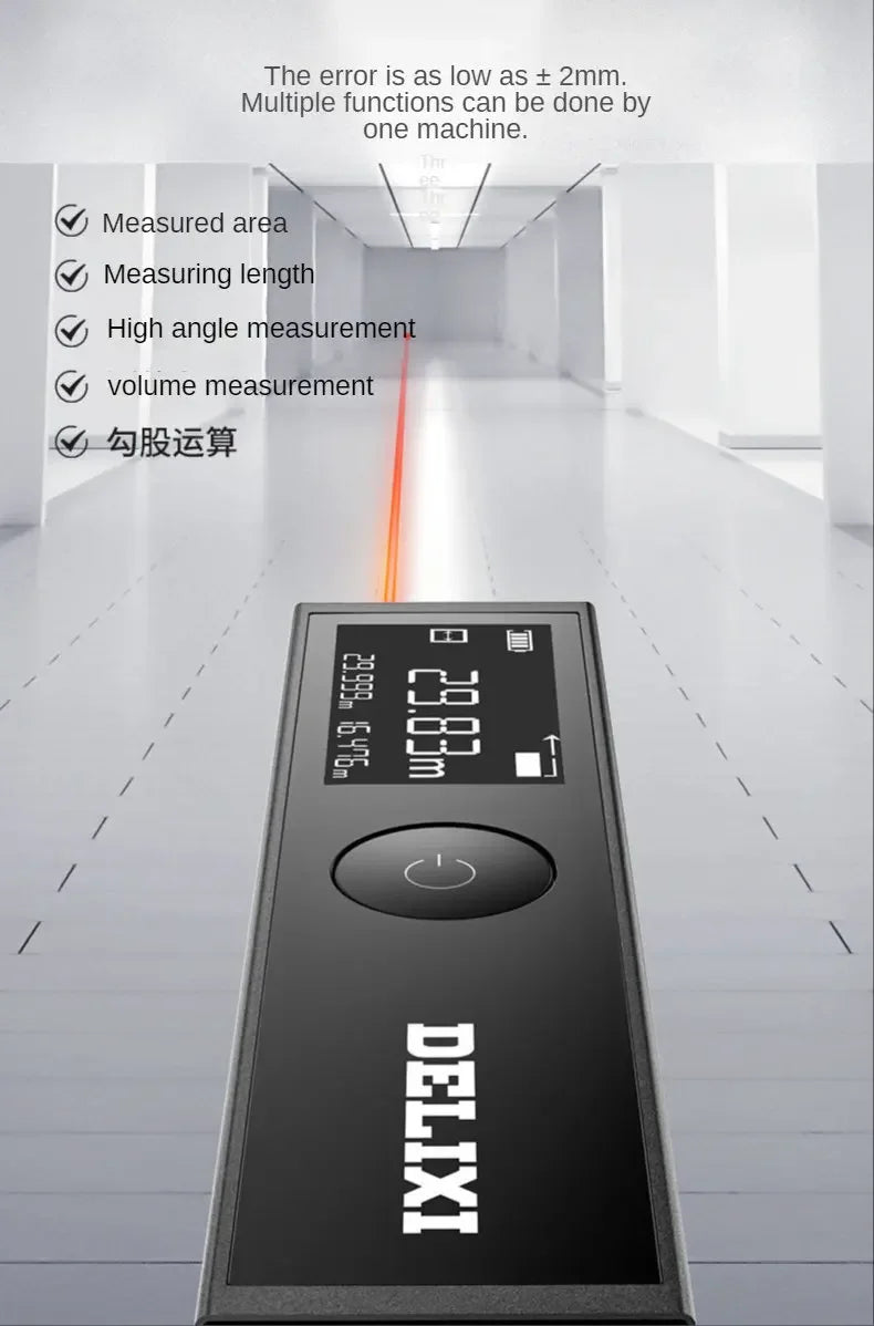 Accurate Distance Meter Digital Laser Measure - HappyKidMart