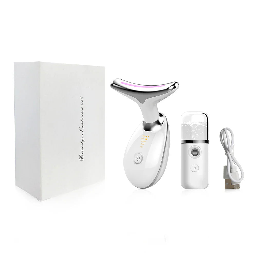 Rejuvenating LED Facial Massager Device