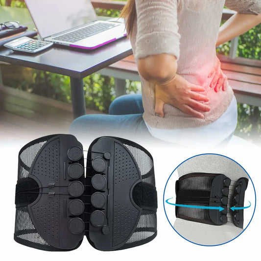 Comfortable Back Support Belt | Adjustable Lumbar Brace - HappyKidMart