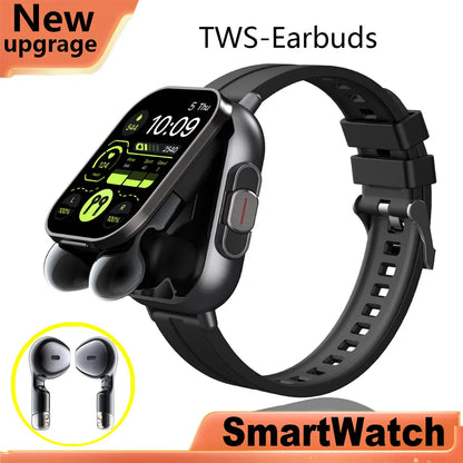 Advanced Sports Watch with AMOLED Display and Free Earbuds