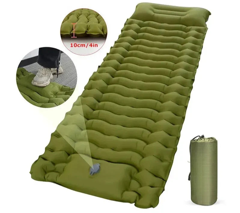 Lightweight Inflatable Camp Sleeping Mat - HappyKidMart