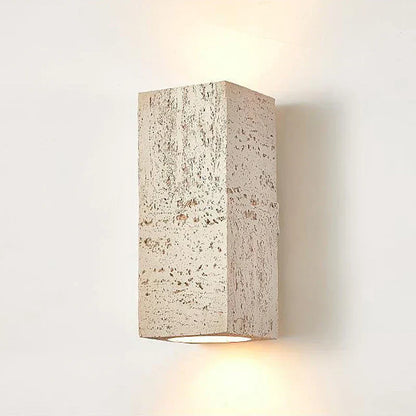 Rustic Concrete Outdoor Wall Lamp