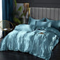 Soft Satin Bed Sheets | Smooth Duvet Cover Set - HappyKidMart