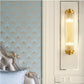 Luxury Gold Crystal Glass Wall Light