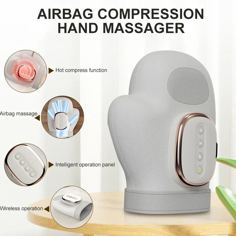 Relaxing Hand Massager with Heat Therapy - HappyKidMart