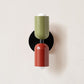 Contemporary Dual Head White Wall Lamp