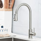Sleek Black Kitchen Faucet
