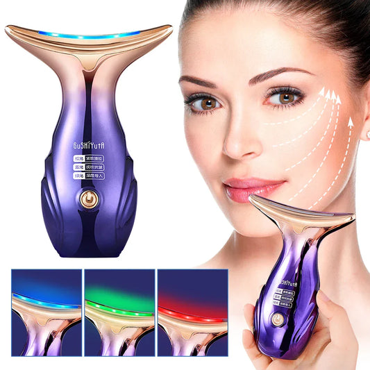 Rejuvenating Facial Massager with LED Skin Therapy - HappyKidMart