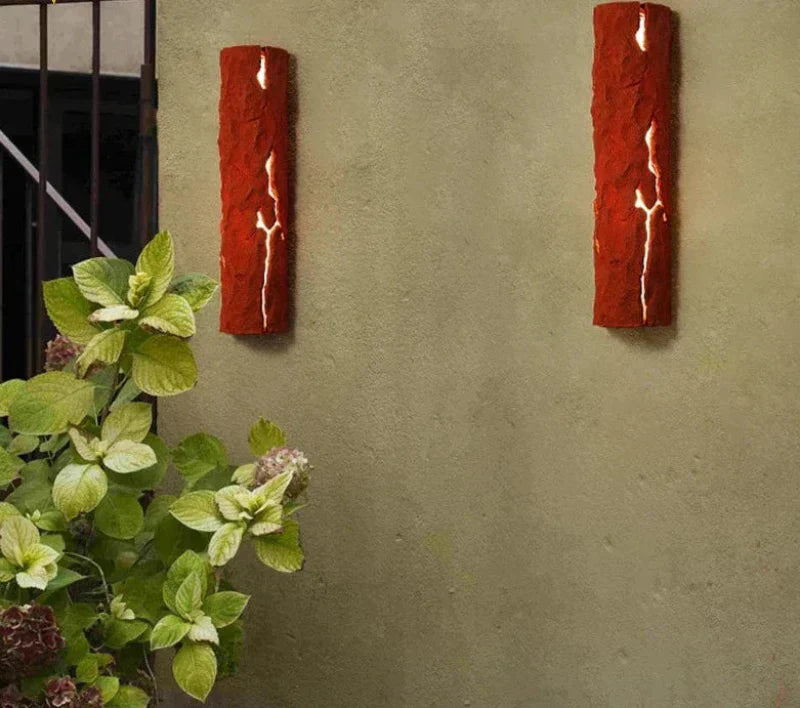 Rustic Bronze Outdoor LED Wall Sconce
