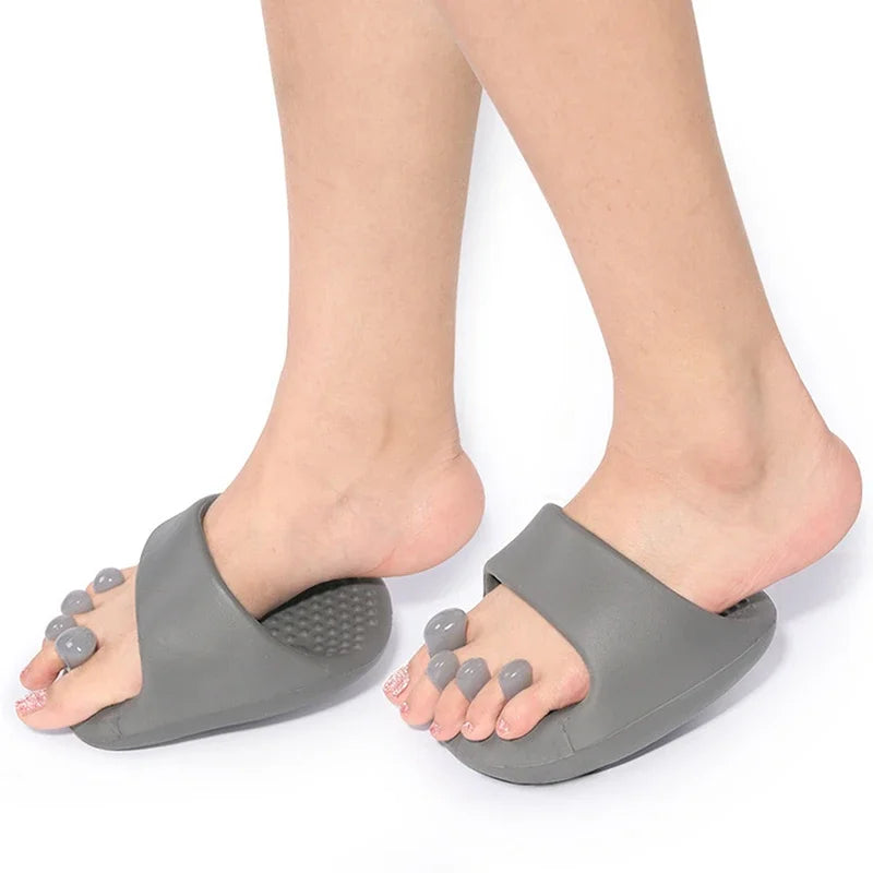 Comfortable Posture Support Slippers | Orthotic Toe Spacer Design