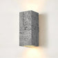 Rustic Concrete Outdoor Wall Lamp