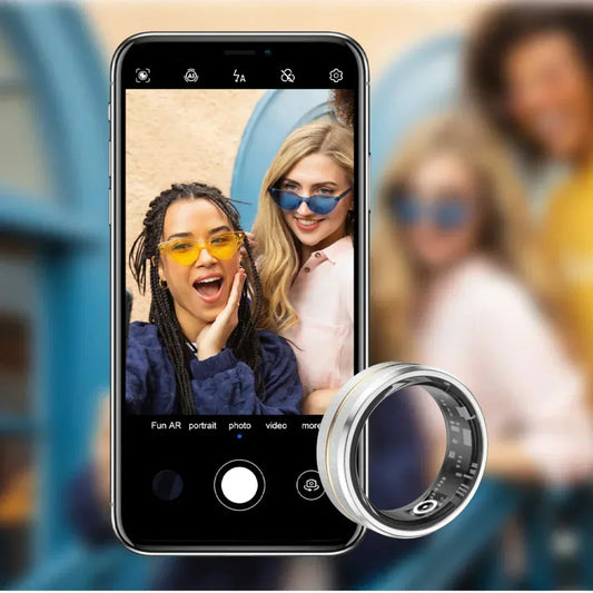 Waterproof Fitness Tracker Ring | Digital Health Smartband - HappyKidMart