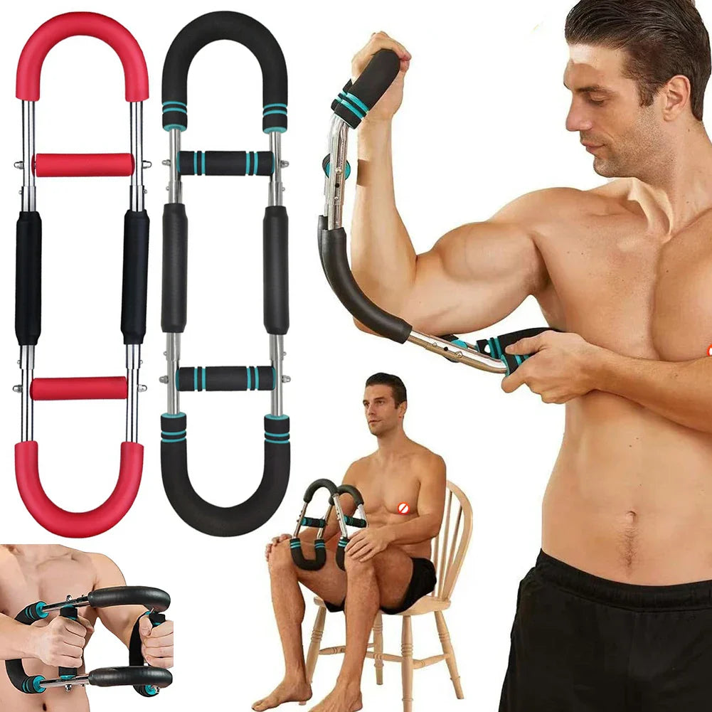 Compact Home Gym Arm Exerciser | Heavy Duty Resistance Trainer - HappyKidMart