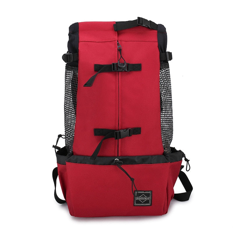 Comfortable Pet Hiking Backpack With Breathable Mesh Panels