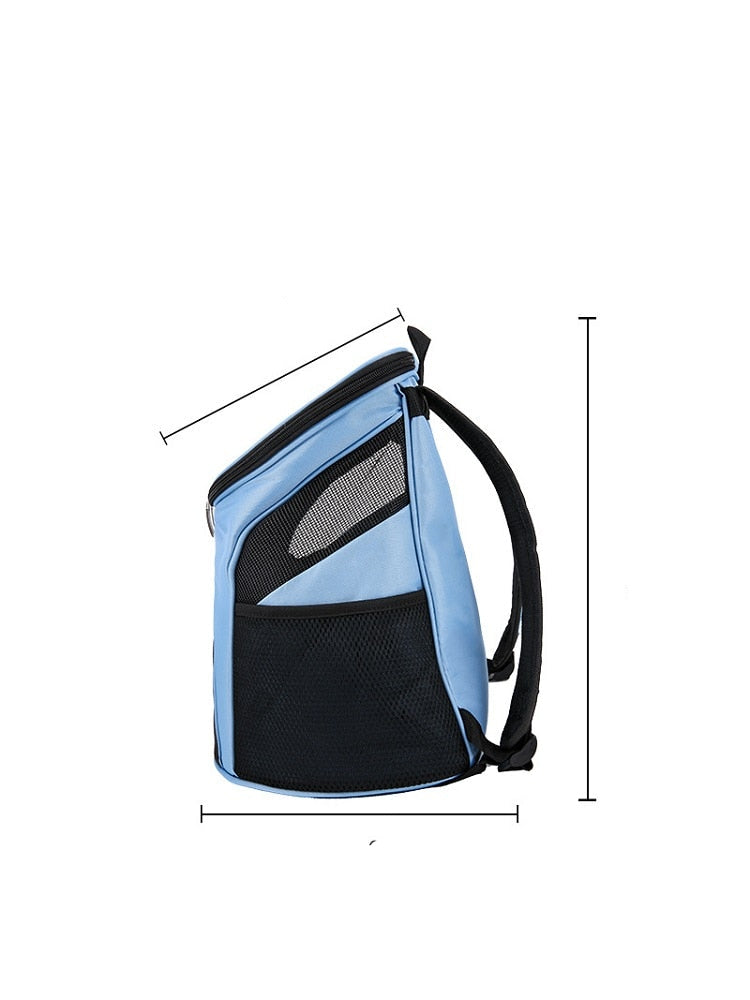 Comfortable Pet Hiking Backpack With Breathable Mesh Panels