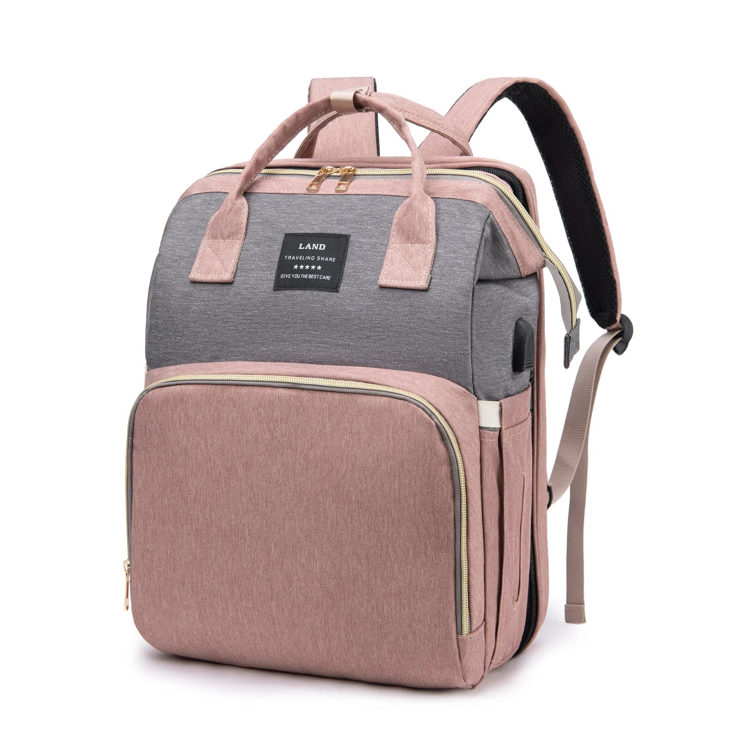 Practical Diaper Bag | Compact Travel Stroller Bassinet