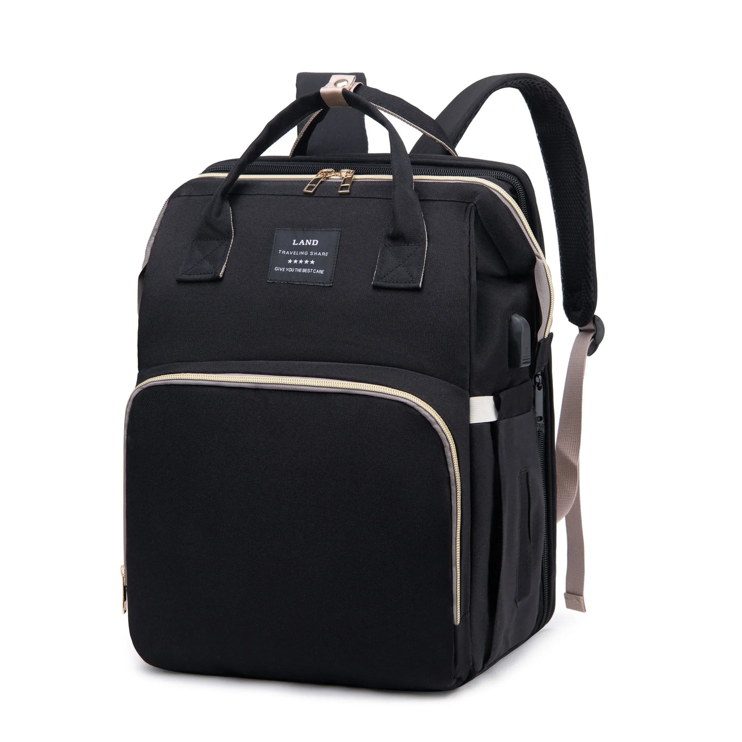 Practical Diaper Bag | Compact Travel Stroller Bassinet