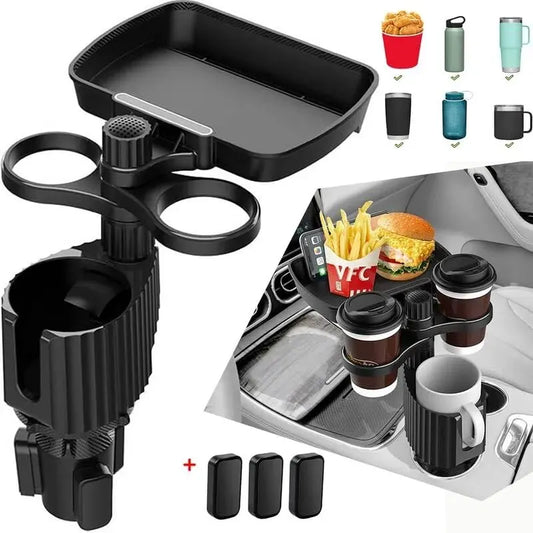 Adjustable Car Cup Holder Tray - HappyKidMart