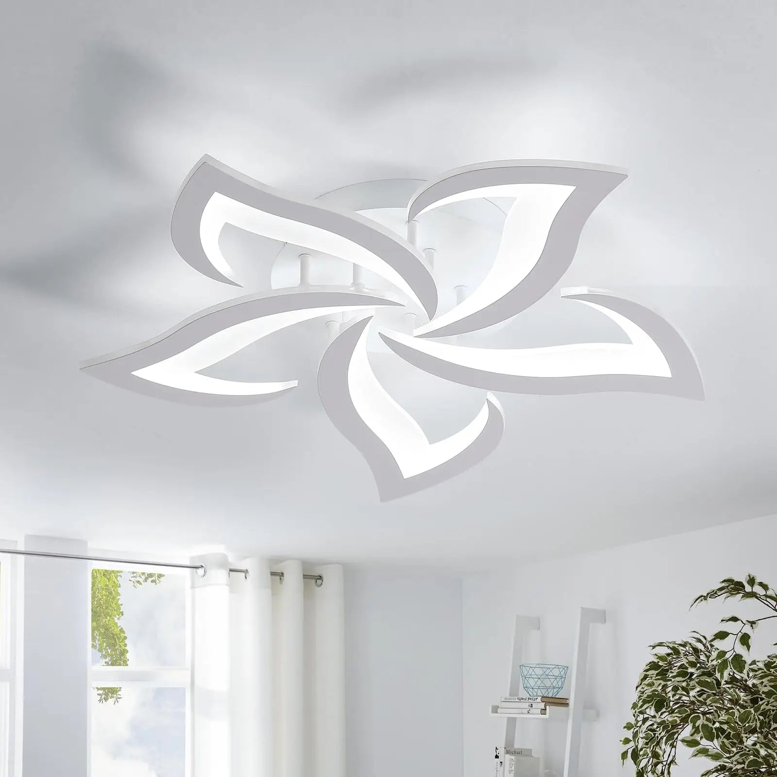 Stylish LED Ceiling Lamp | Flower Pattern Design - HappyKidMart