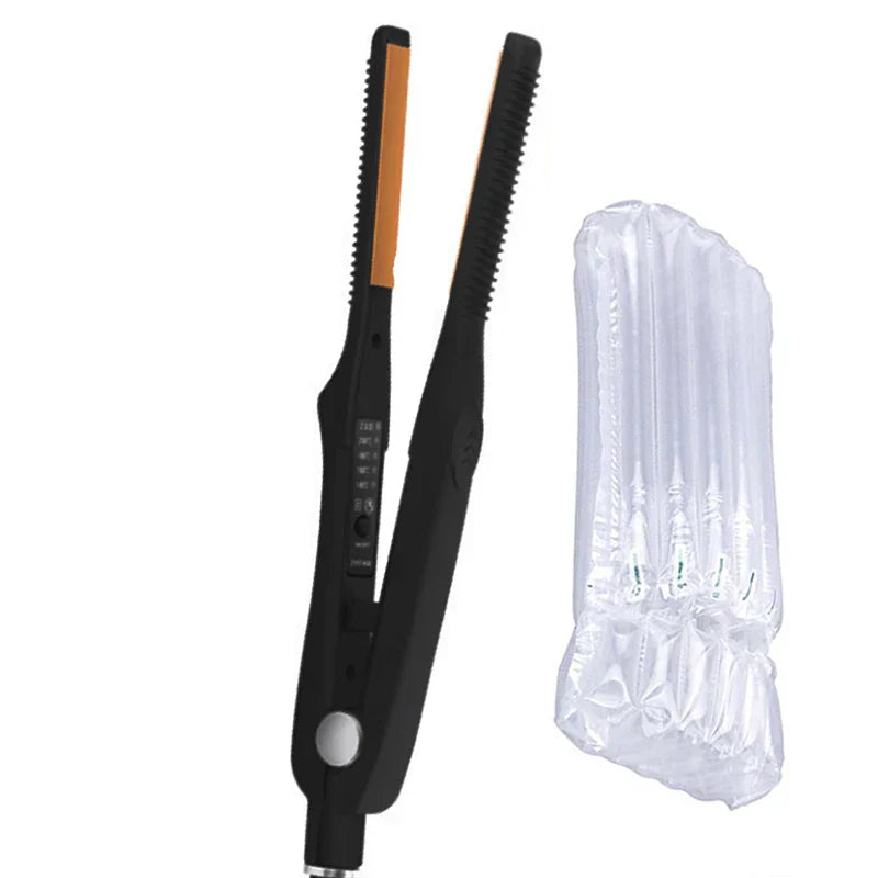 Compact Ceramic Hair Straightener Curler