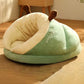 Soft Pet Fleece Bed | Warm Plush Animal Nest
