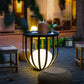 Outdoor Solar Powered Lantern Cage Light