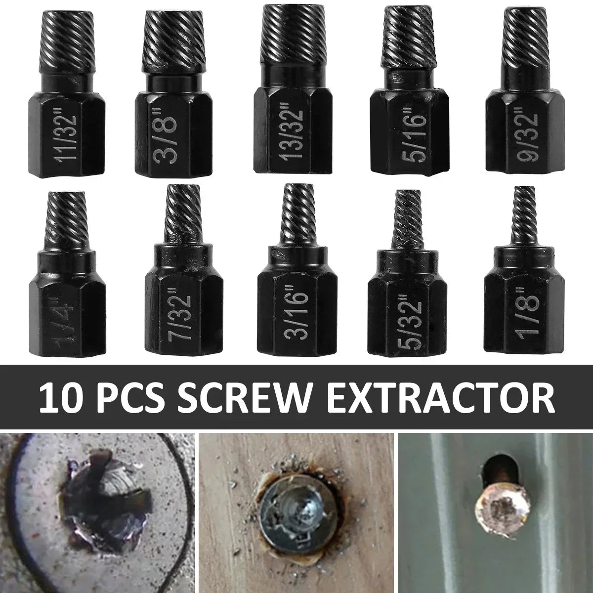Heavy Duty Screw Remover Tool Set