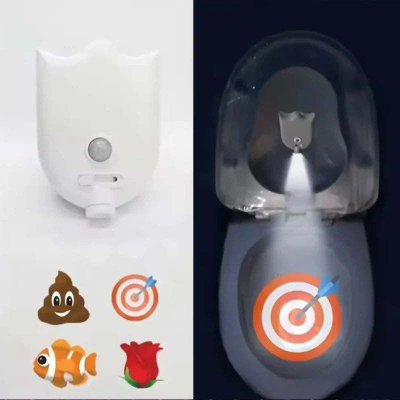 Automatic LED Toilet Night Light | Motion Sensor Bowl Lamp - HappyKidMart