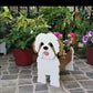 Adorable Dog Figurine Garden Planter