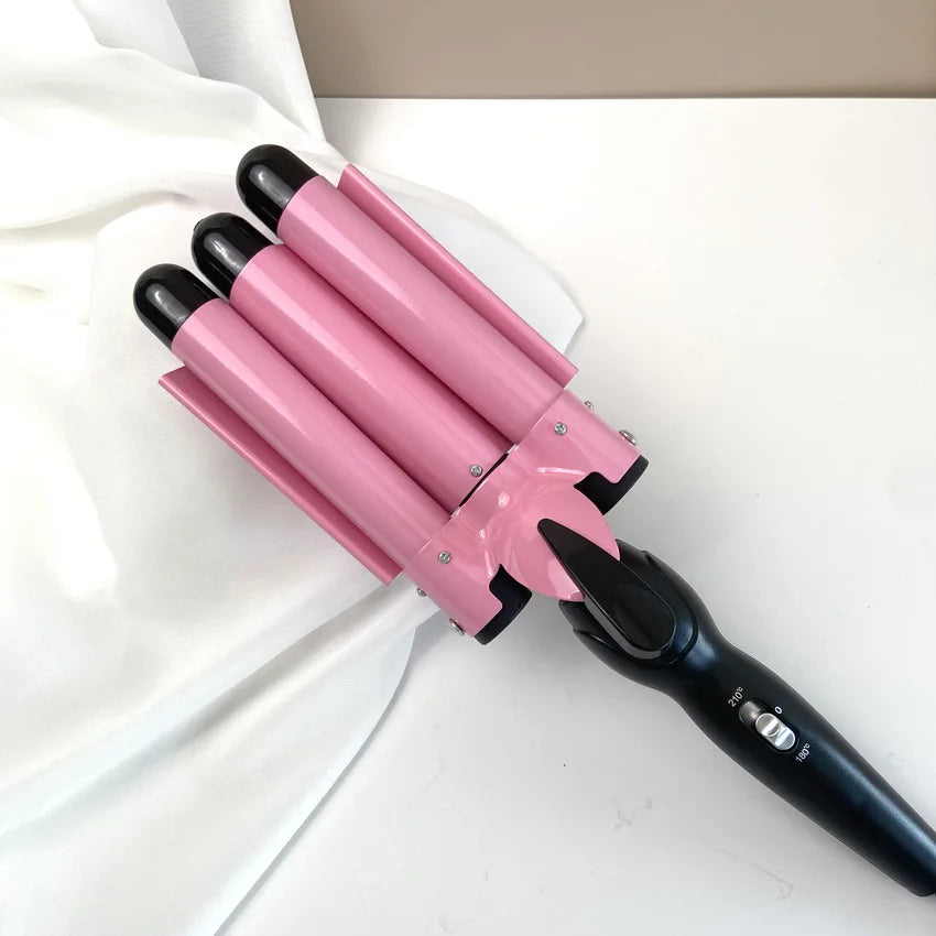 Professional 3 Barrel Curling Iron | Fast Heat Styler