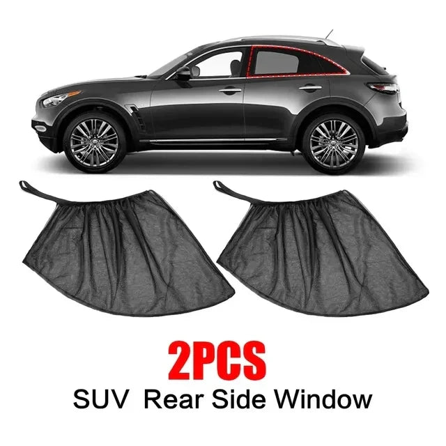 Sunscreen Car Window Visor | UV Block Mesh Shades