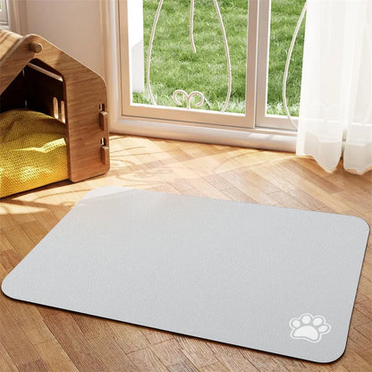 Waterproof Pet Feeding Mat | Easy-Clean Floor Protector - HappyKidMart