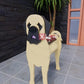 Adorable Dog Figurine Garden Planter