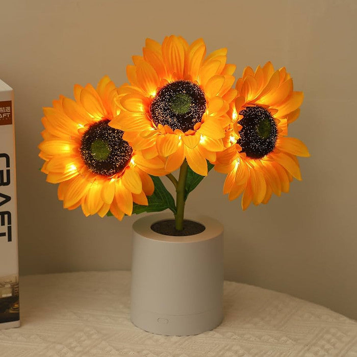 Bright Floral LED Desk Lamp - HappyKidMart
