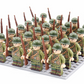 Historic WWII Military Building Blocks Figure Set