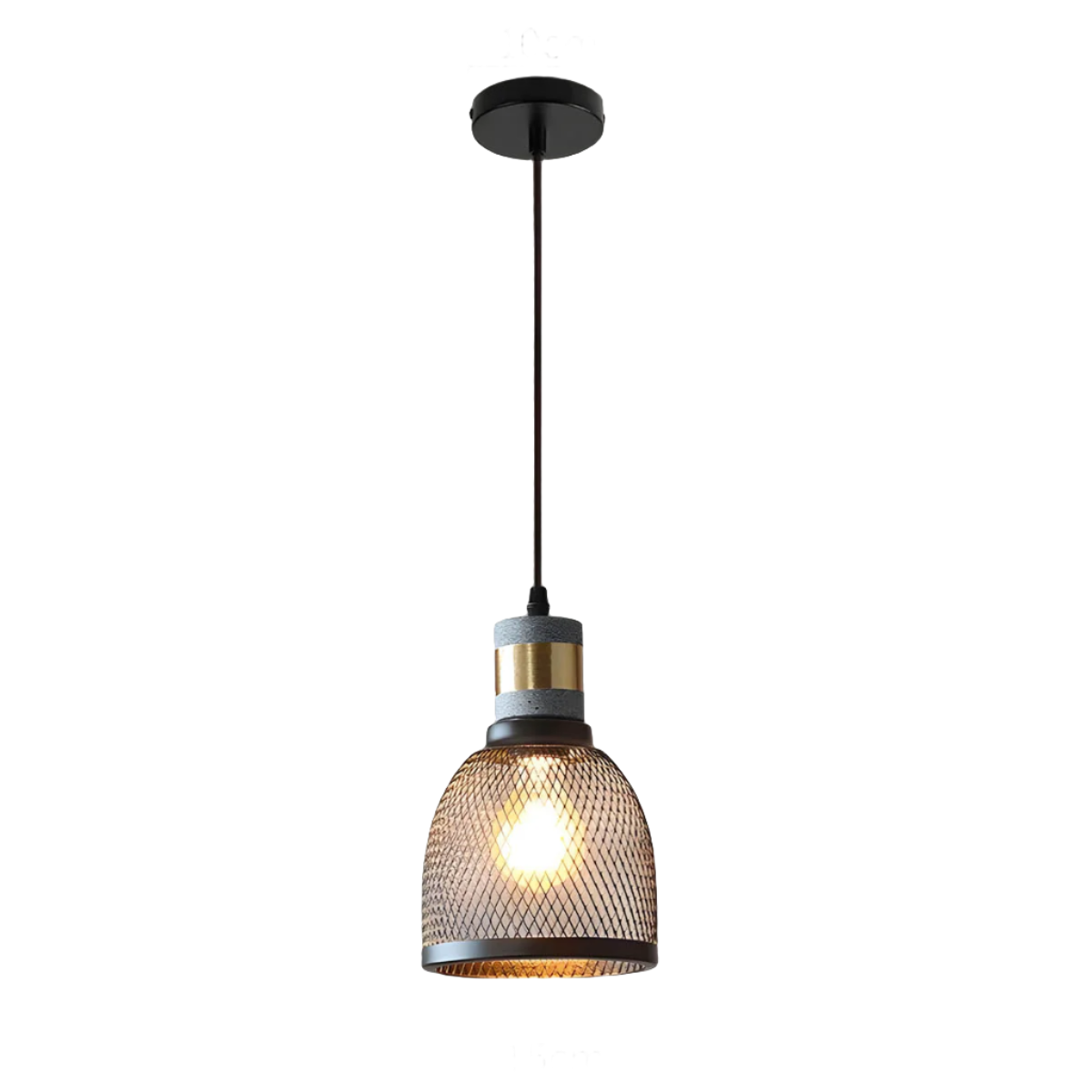 Rustic Metal Pendant Lamp | Urban Concrete Style