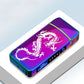 Rechargeable Double Flame Lighter Blue Metal Design