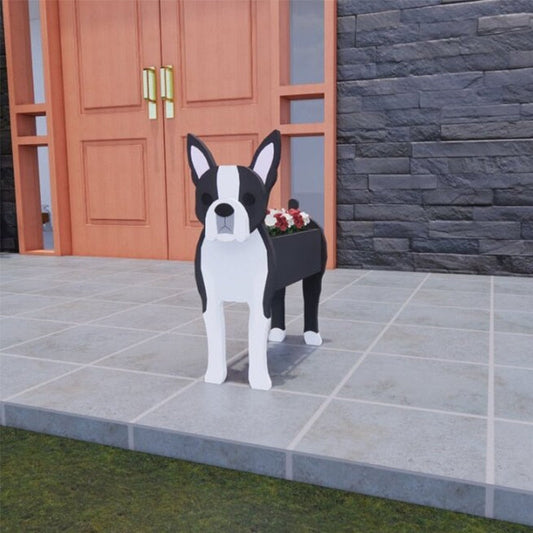 Adorable Dog Figurine Garden Planter - HappyKidMart