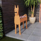 Adorable Dog Figurine Garden Planter