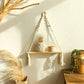 Boho Chic Wooden Wall Shelf