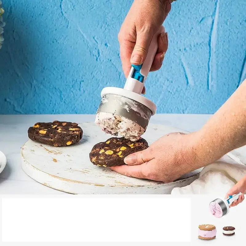 Premium Ice Cream Scoop | Easy Release Cylinder - HappyKidMart