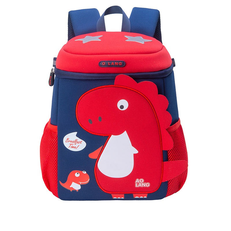 Fun Dino Backpack With Breathable Pockets - HappyKidMart
