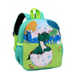 Fun Blue Dino School Backpack