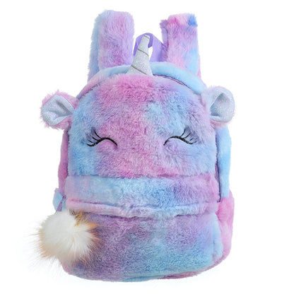 Colorful Unicorn School Bag | Soft Rainbow Backpack - HappyKidMart